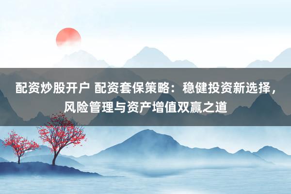 配资炒股开户 配资套保策略：稳健投资新选择，风险管理与资产增值双赢之道